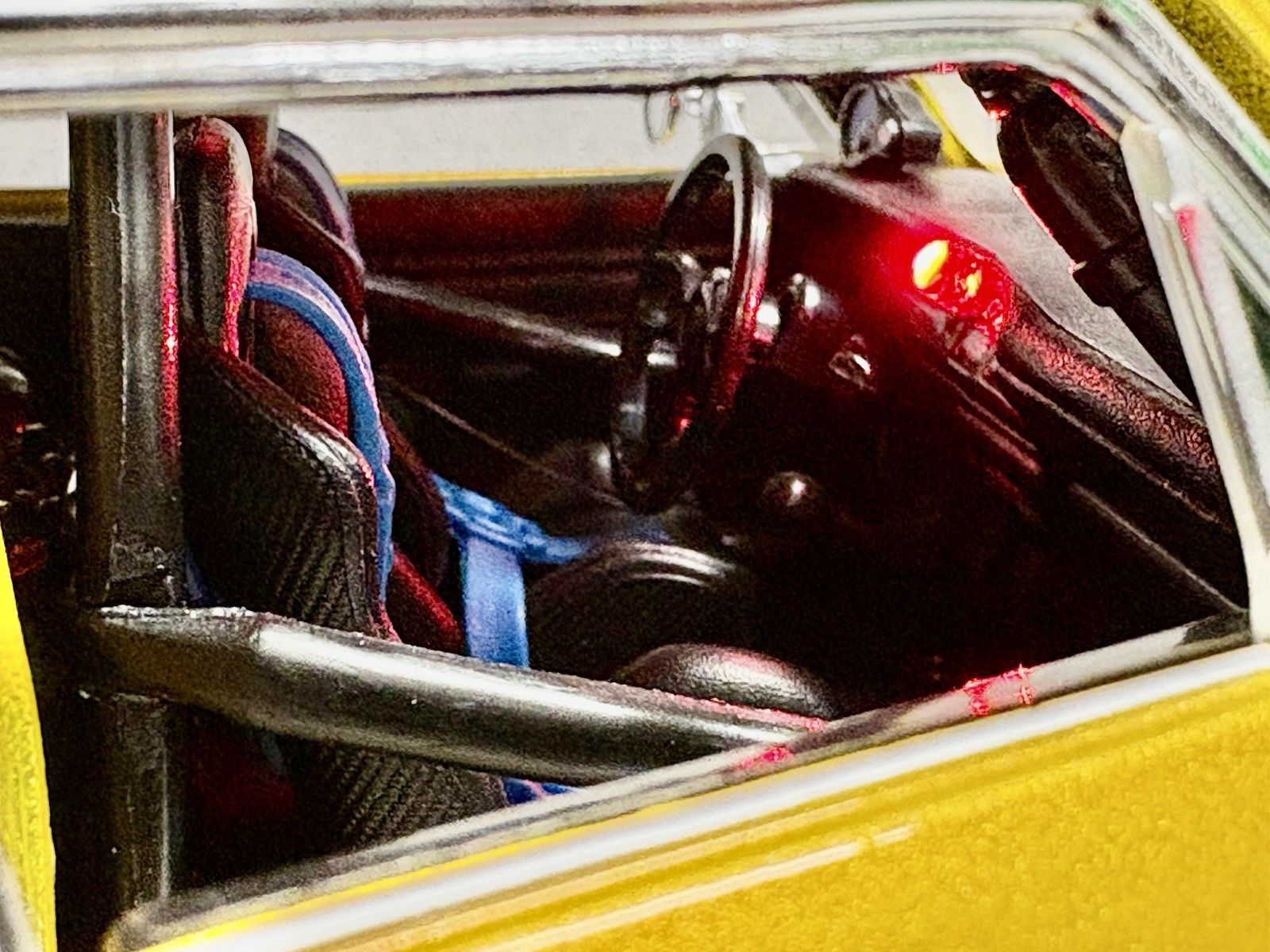 🔥1970 Chevy Nova SS PRO Super Street Car Custom BUILT WORKING LED LIGHTS 1/18