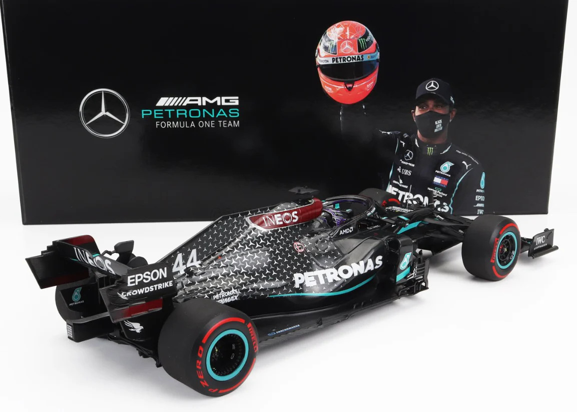 1:18 2020 Lewis Hamilton — 91st F1 Win — World Champion — Minichamps F1