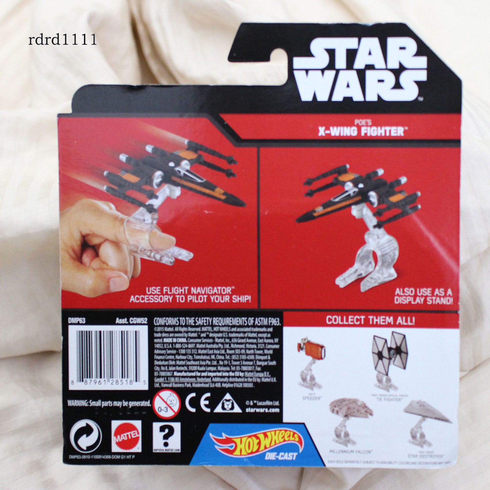 NEW HOT WHEELS DISNEY Star Wars Poe’s X-Wing #19 THE FORCE AWAKENS DIECAST NIB