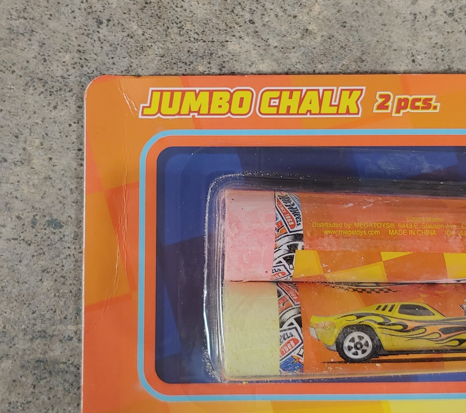 Brand New Unopened Hot Wheels 2 Pcs. Jumbo Chalk · Free Shipping