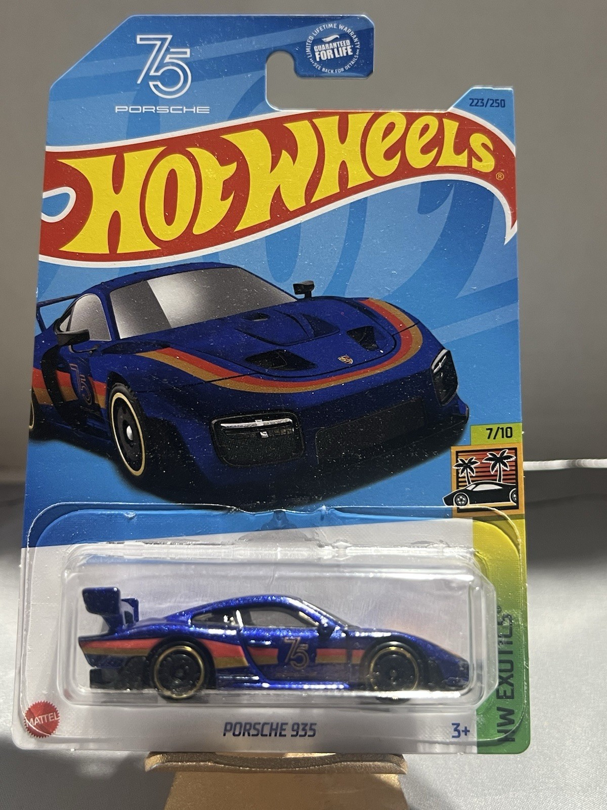 2023 HOT WHEELS #223 PORSCHE 935 HW: EXOTICS 75th ANNIVERSARY | BLUE