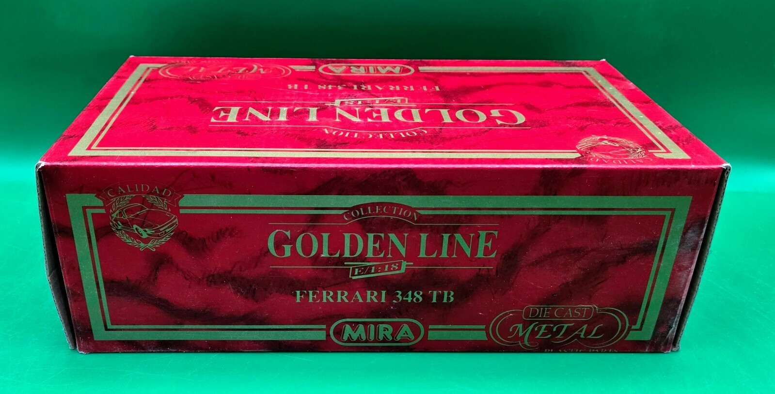 1:18 MIRA GOLDEN LINE COLLECTION RED FERRARI 348 TB #R6301 NEW IN BOX
