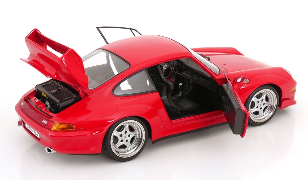 KK SCALE MODELS Porsche 911 (993) GT2 Speedline rims 1996 Red 1/12 Scale New!