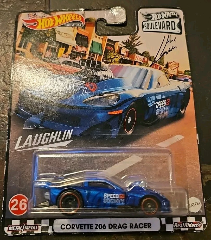 Hot Wheels 1:64 Corvette Z06 Drag Racer Diecast Car – GRL96