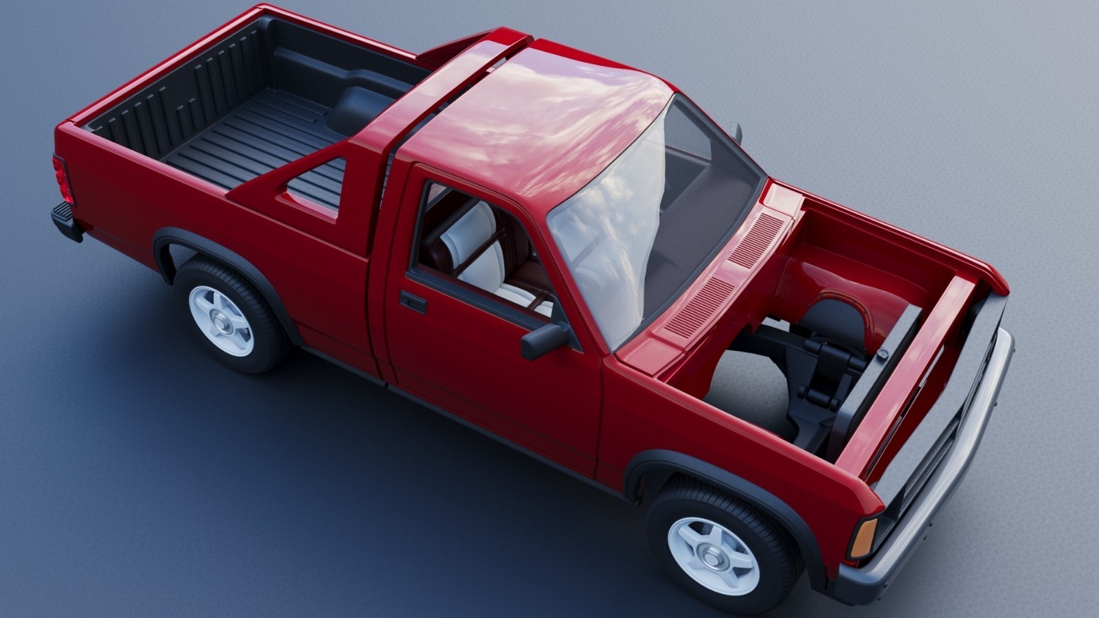 3d printed Dodge Dakota Shelby 1989 model car collectible replica