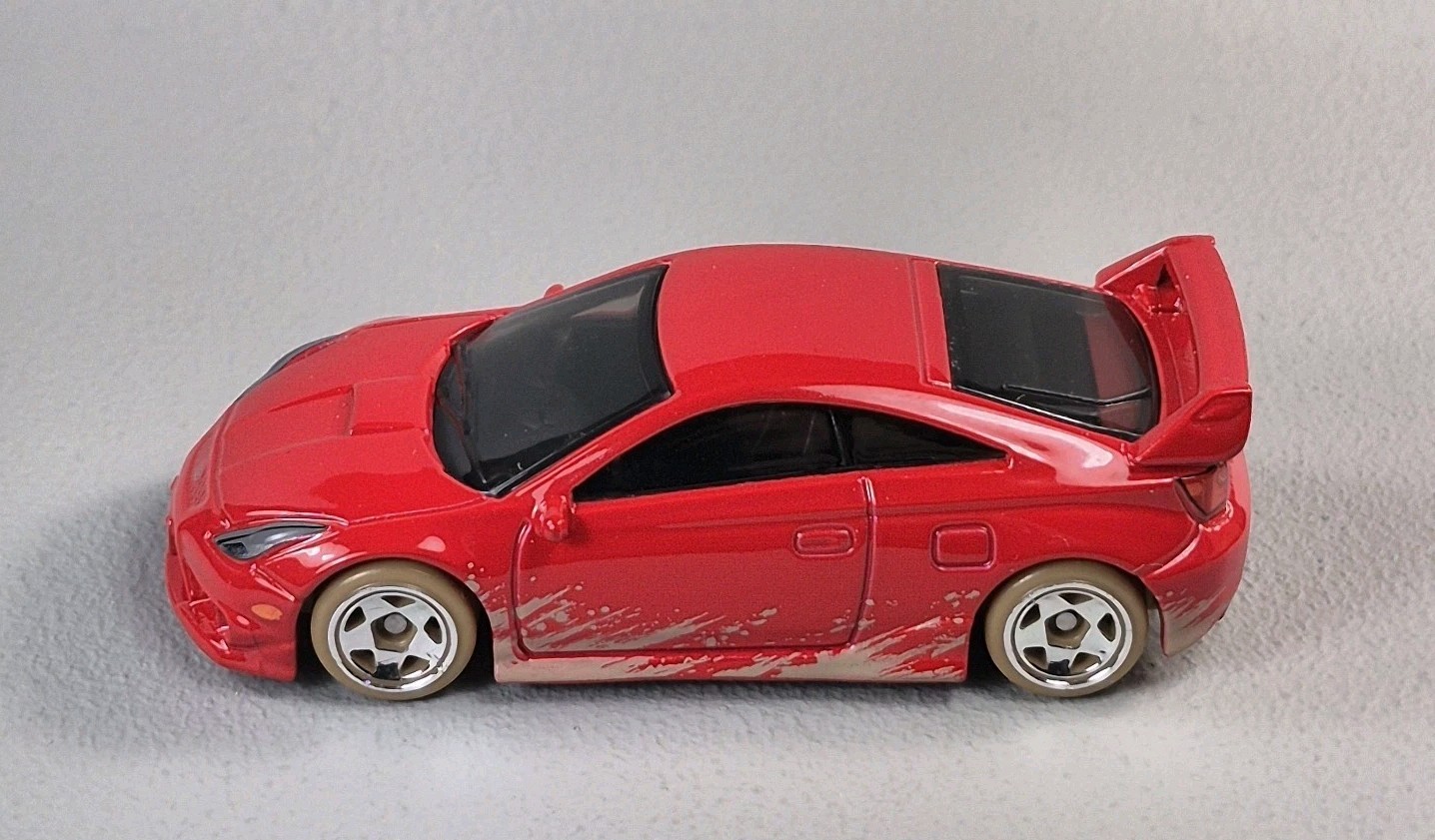 2001 TOYOTA CELICA Diorama Collectible DieCast Model Car 1:64 Red LOOSE