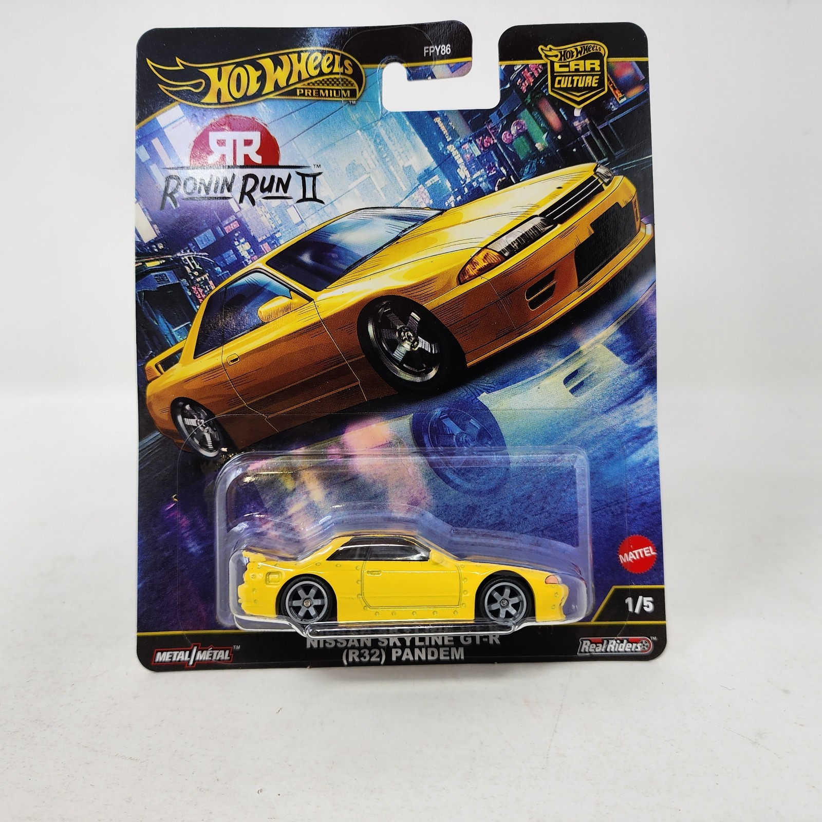 Nissan Skyline GT-R R32 Pandem * 2025 Hot Wheels Car Culture RONIN RUN 2 Case M