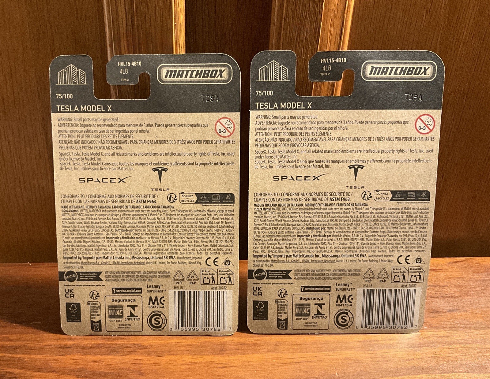 2025 Matchbox Space X *Tesla Model X* Unopened/New~Lot of 2