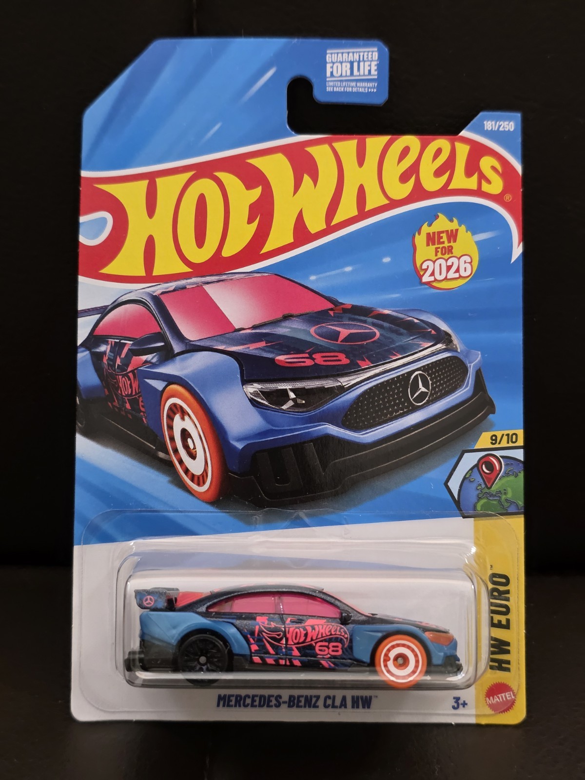 Hot Wheels 2026 Case H HW Euro Mercedes Benz CLA HW 181/250