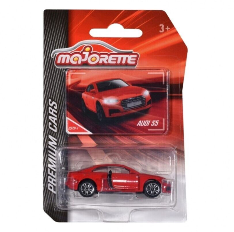 Audi S5 Coupe Red A5 Majorette Premium Cars 2019 237H 1:64 Scale Toy Car