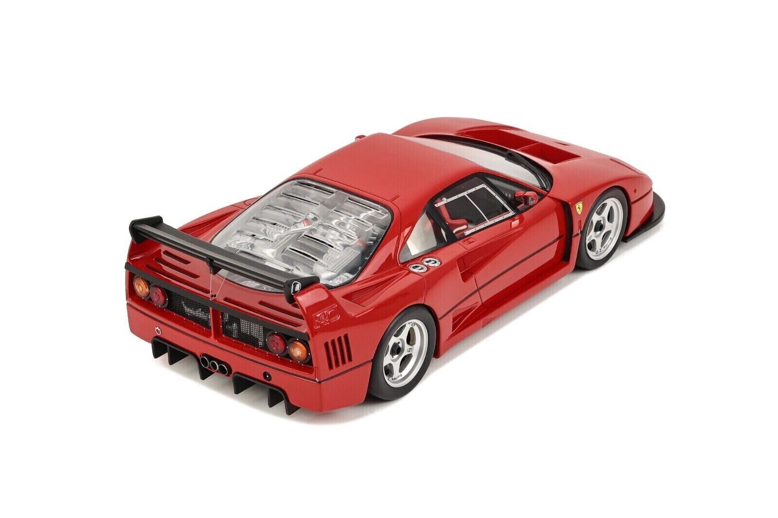 1/18 Scale Ferrari F40 LM Red 1989 Rosso Corsa Red Model Car By GT Spirit GT388