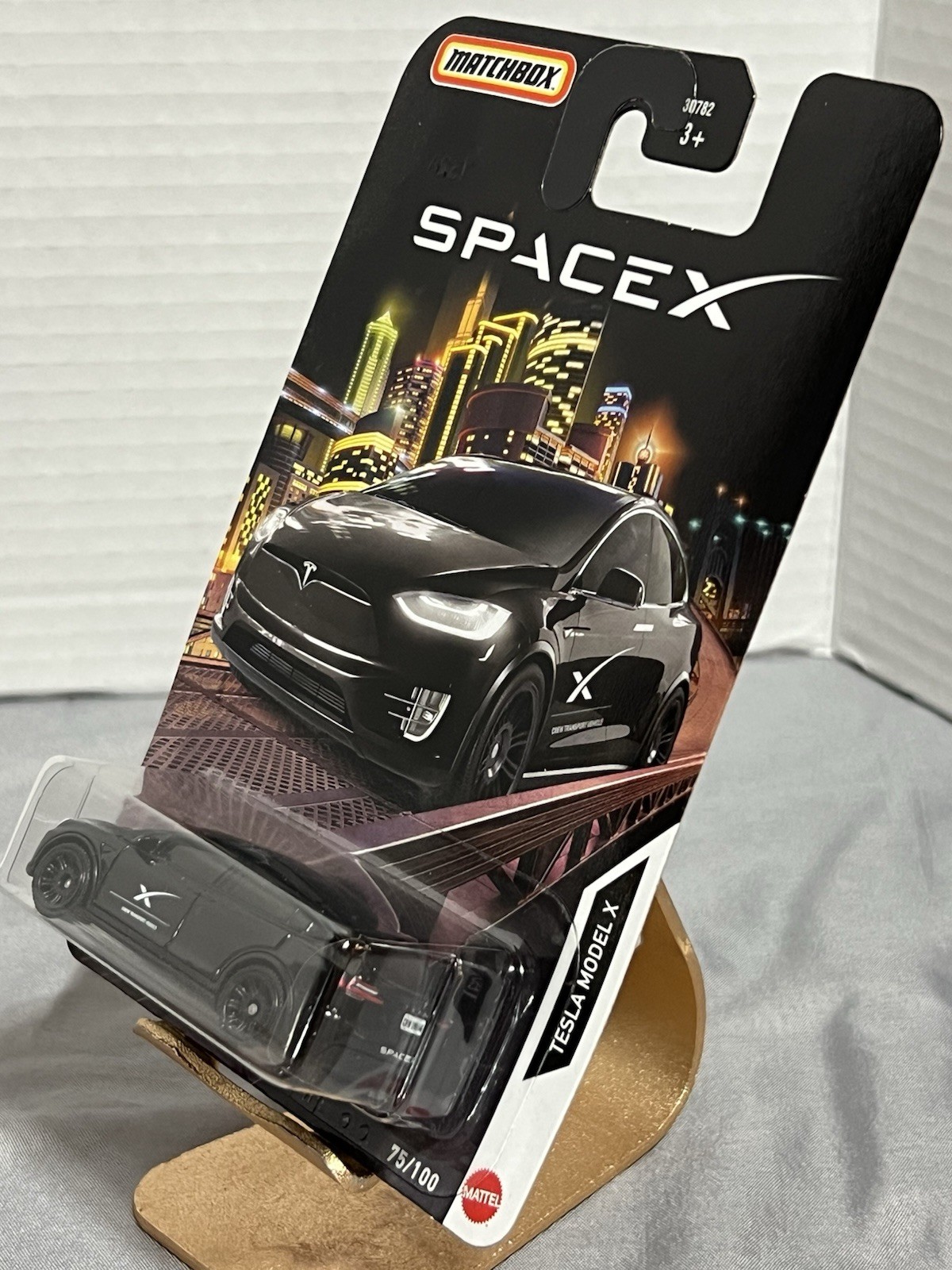Matchbox Space X Tesla Model X #75 T32A Case L 2024 Black