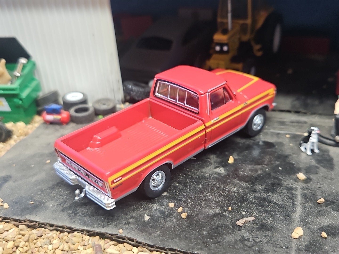 Custom Made 1978 Ford F-150 RANGER XLT 4×4 Greenlight Pickup Truck Fargo F250 79