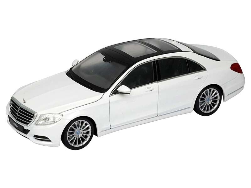 Mercedes Benz S Class White (NEX) Diecast 1:24 Scale Model Car – Welly 24051WH