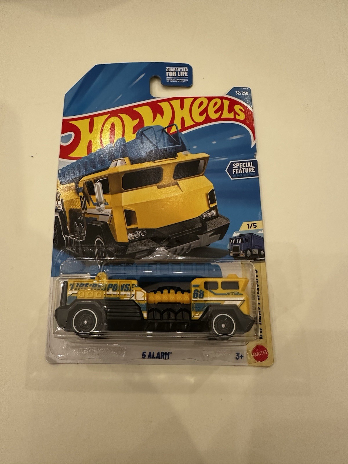 Hot Wheels 5 Alarm, #32/250, from the HW Metro series (1/5