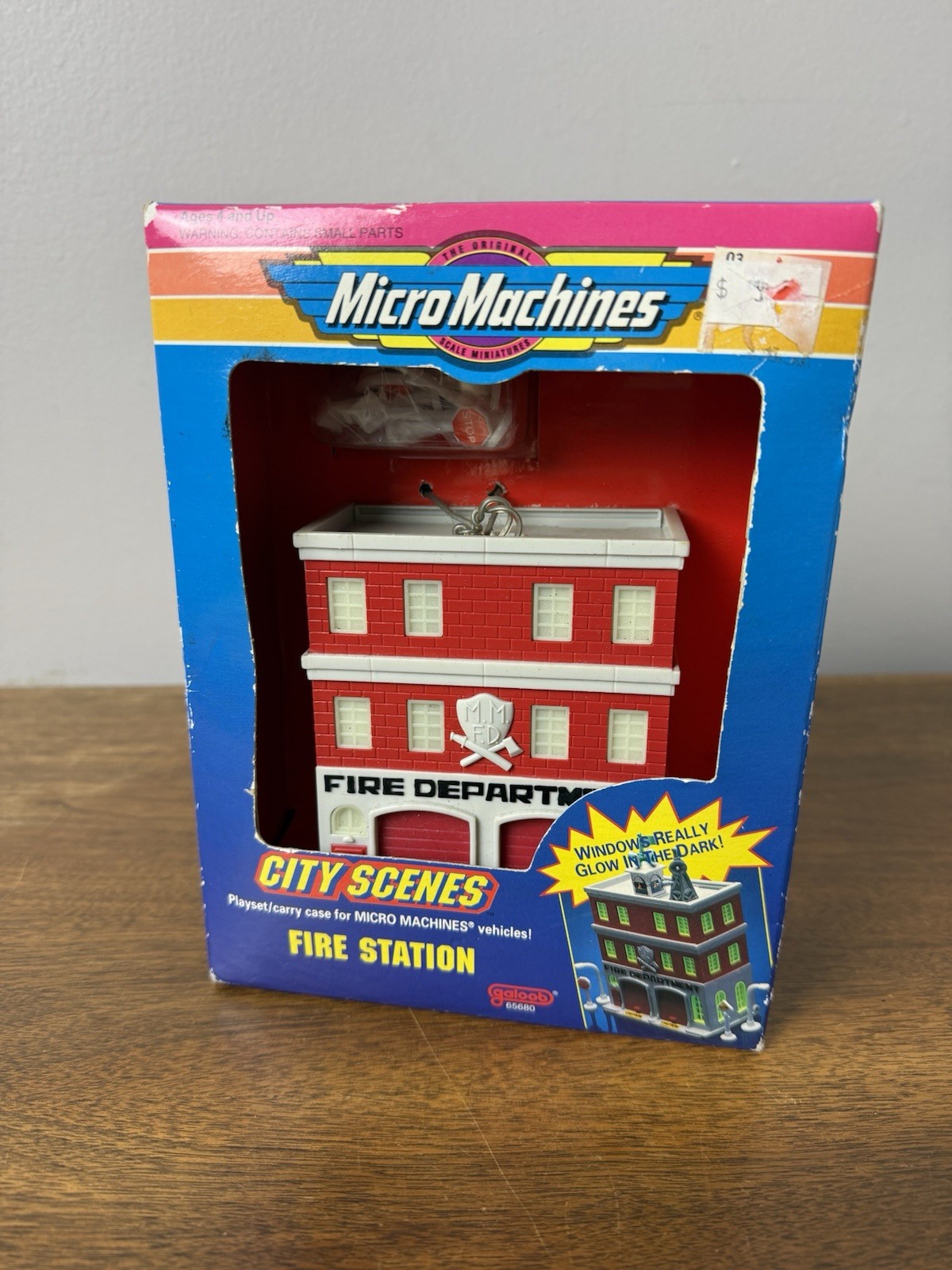 Vintage Micro Machines City Scenes Fire Station NEW IN BOX 1992 90s