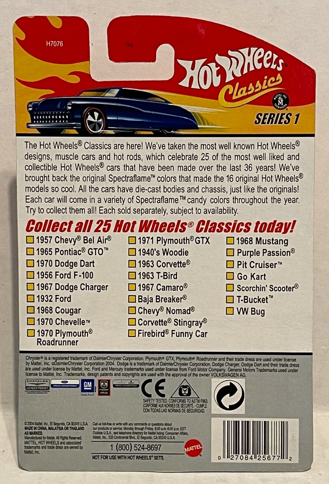 HW 1940’s WOODIE SPECTRAFLAME BLUE 2004 SERIES 1 CLASSICS #11
