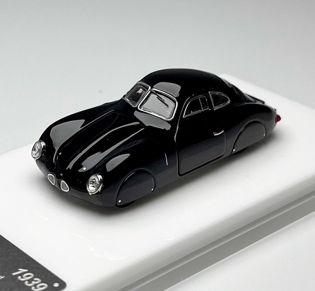 OT 1:64 Black 1939 Type 64 Classic Vintage Model Diecast Display Car