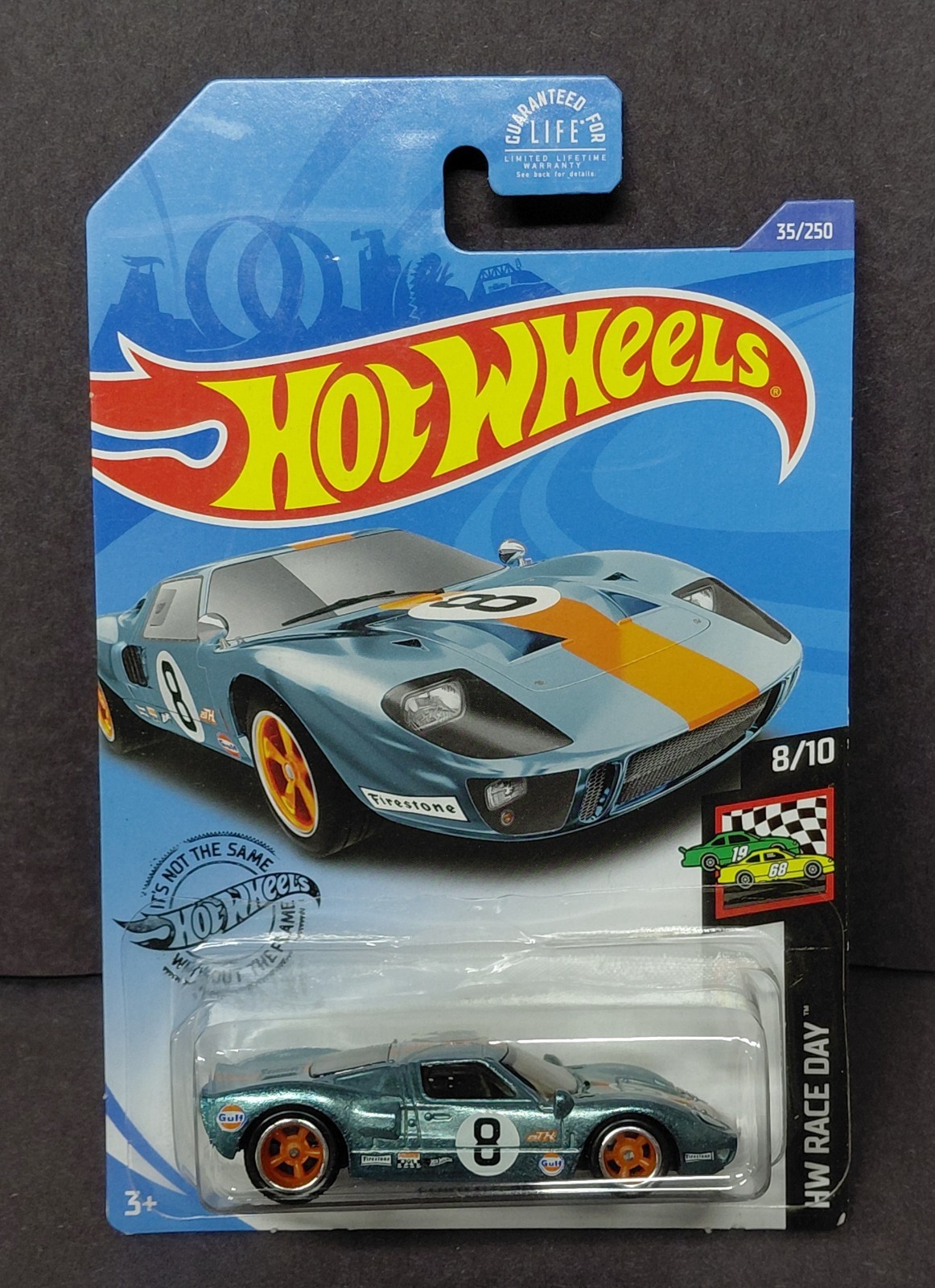 Hot Wheels Super Treasure Hunt Ford GT-40 GT40 STH W/ Protector Gulf Nice Condi