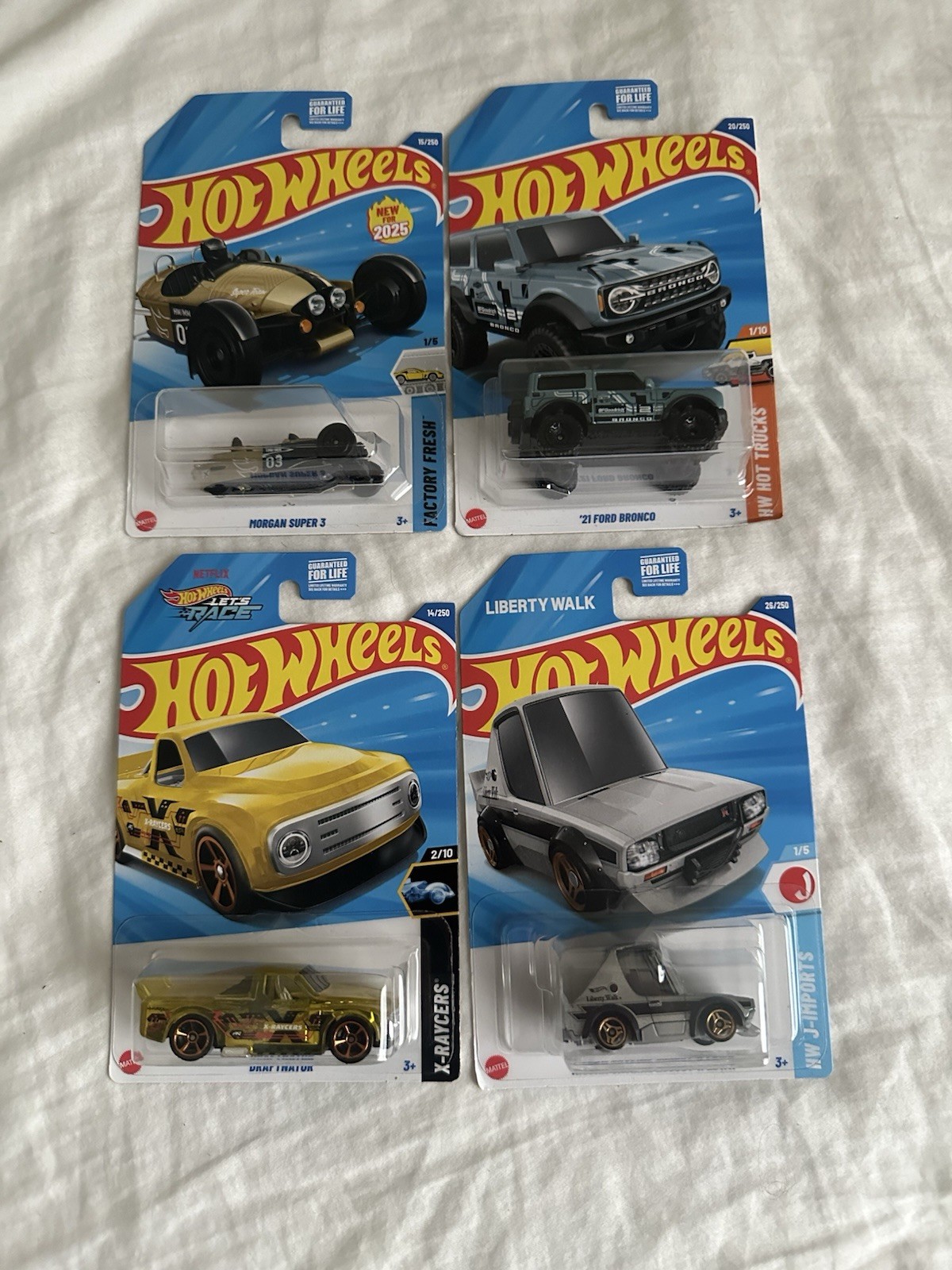 Hot Wheels Kroger Exclusive 2025 C Case Set of 4