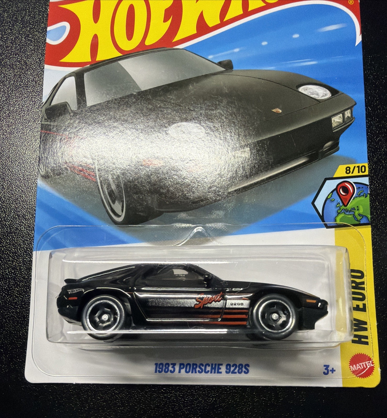 2026 Hot Wheels 1983 Porsche 928S Black HW Euro 8/10 New