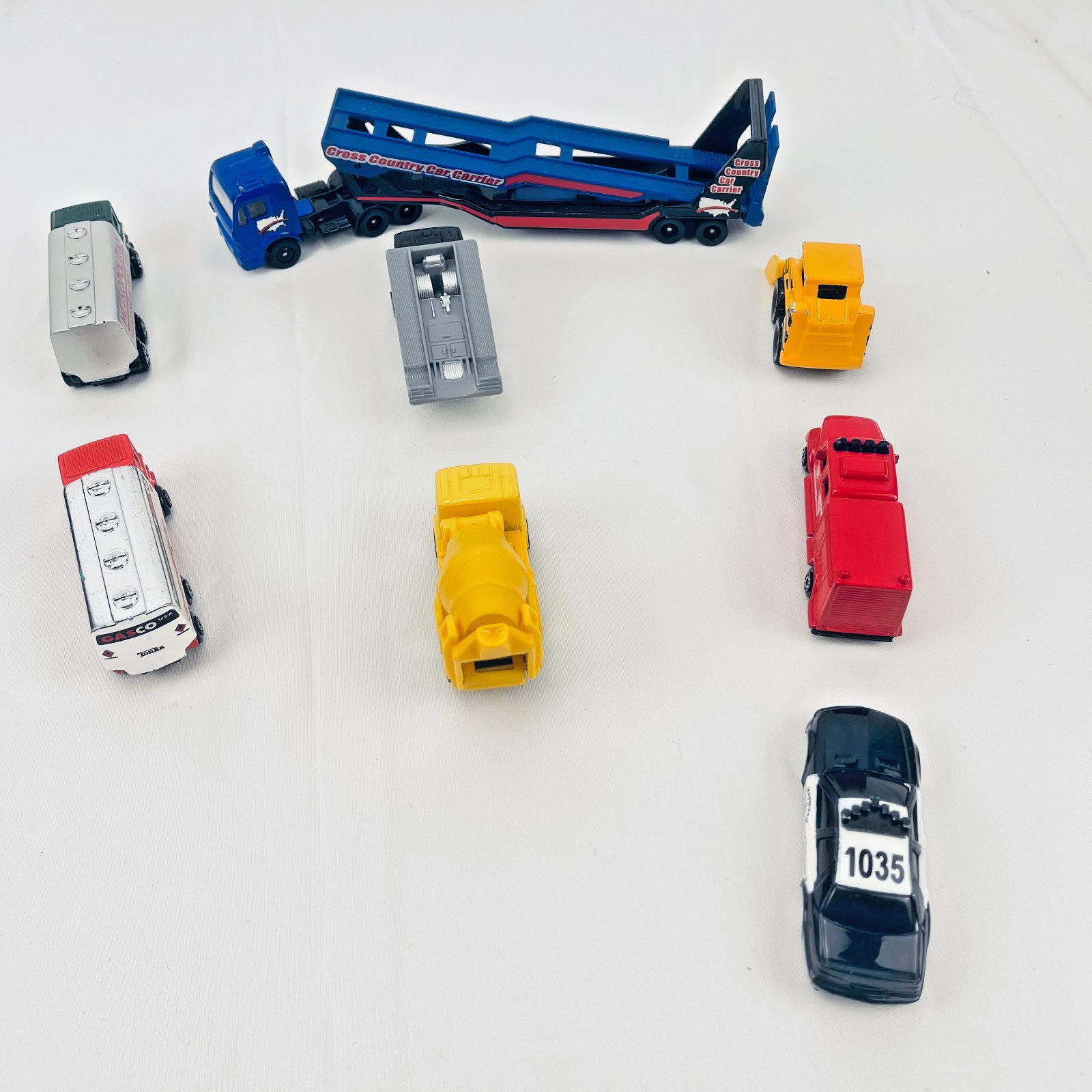 Miasto Diecast Lot Truck Construction Police Fire Dept