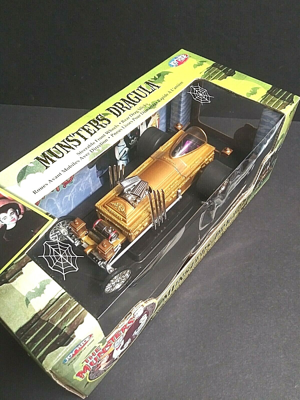 Munsters Dragula Diecast Metal Coffin Dragster Car 1:18 Joyride 2003 Item #33266