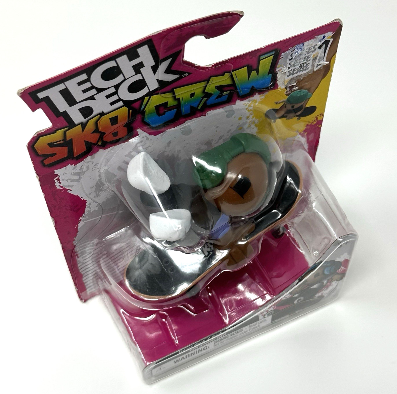 2024 Tech Deck SK8 Crew Series 1 Shred Pack Skateboard Toy New Damaged Package