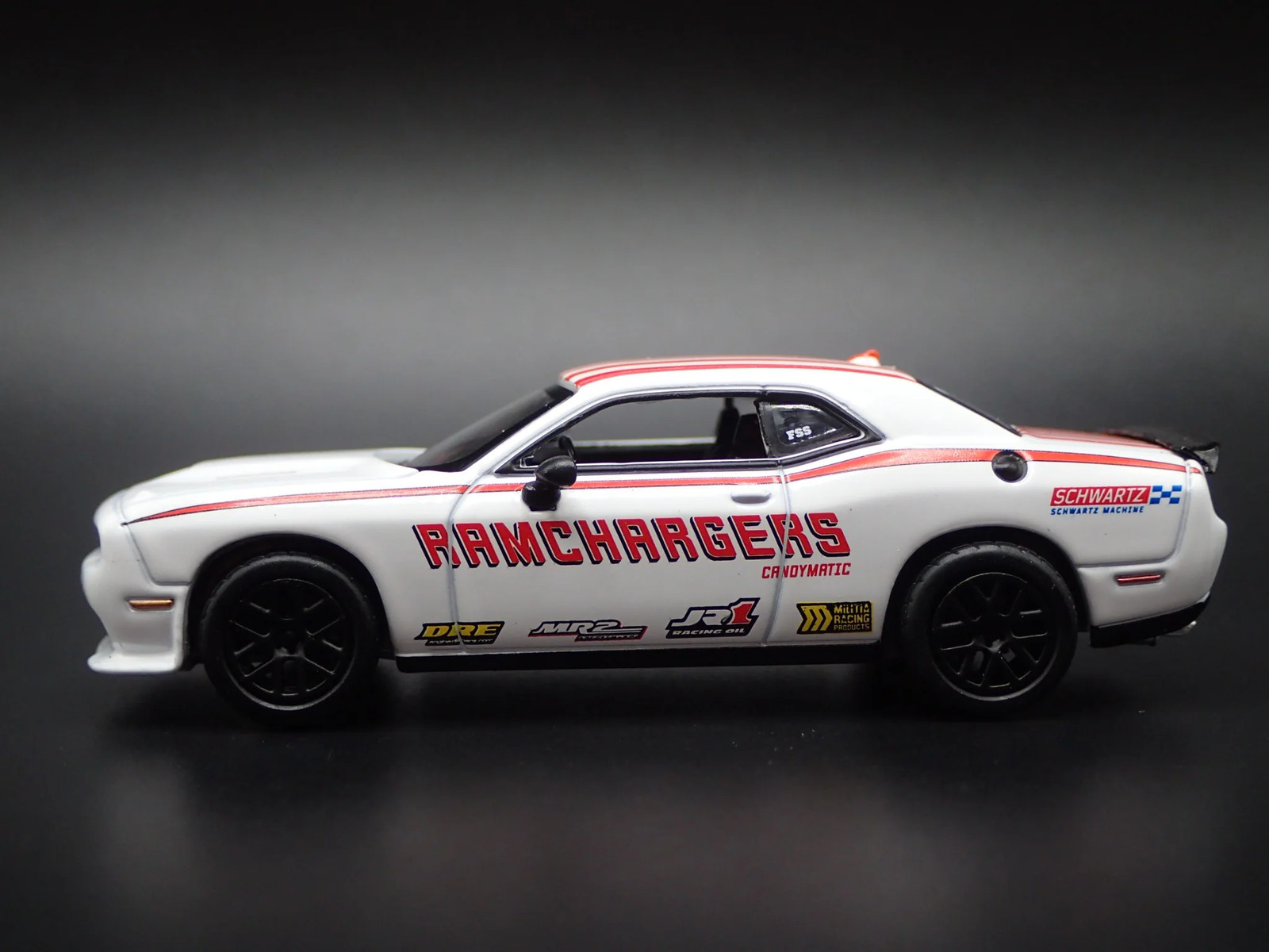 2008-2023 DODGE CHALLENGER SRT RAMCHARGERS NHRA 1:64 SCALE DIECAST MODEL CAR