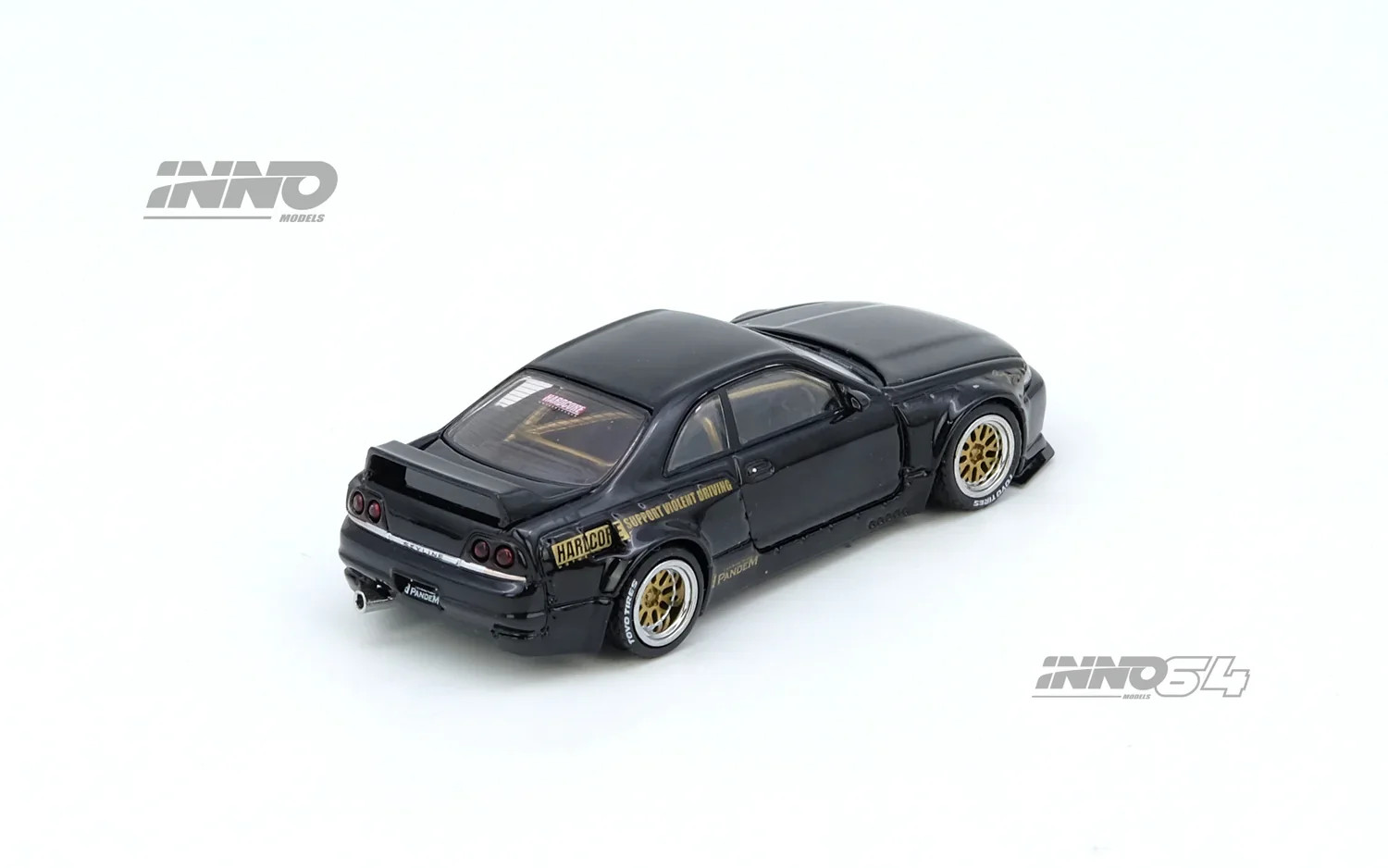 Inno64 1:64 Pandem GT-R R33 – Black