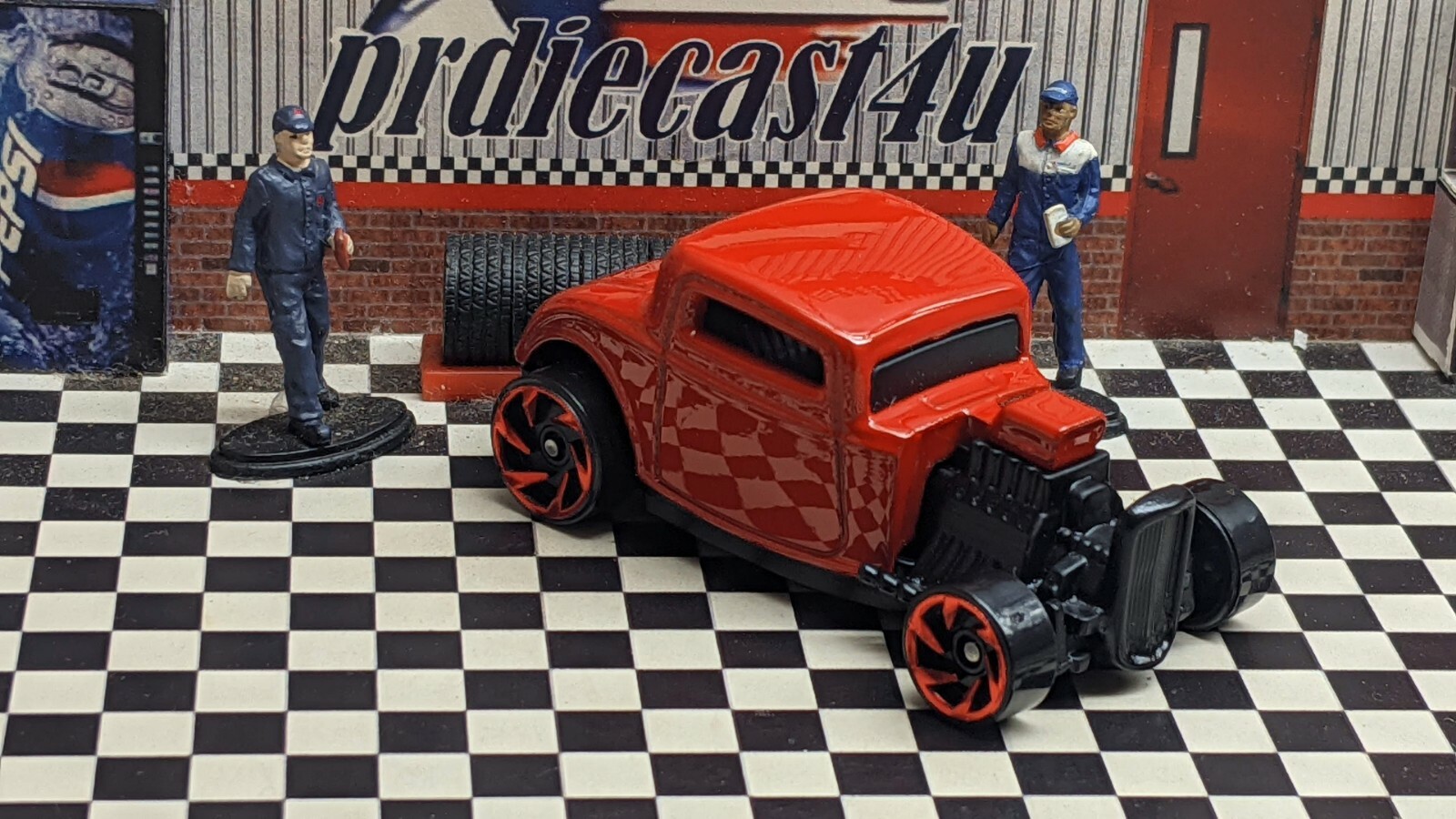 HOT WHEELS 1932 FORD LOOSE 1:64 SCALE CUSTOM “RED” COLLECTION SERIES