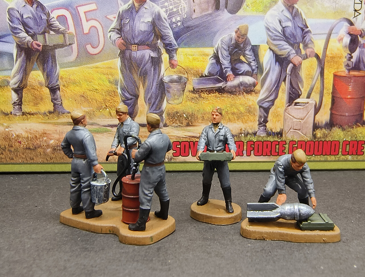 1/72 TANK 1:72 WW2 Russian soldiers Air Force Ground Service ZVEZDA toy totalwar