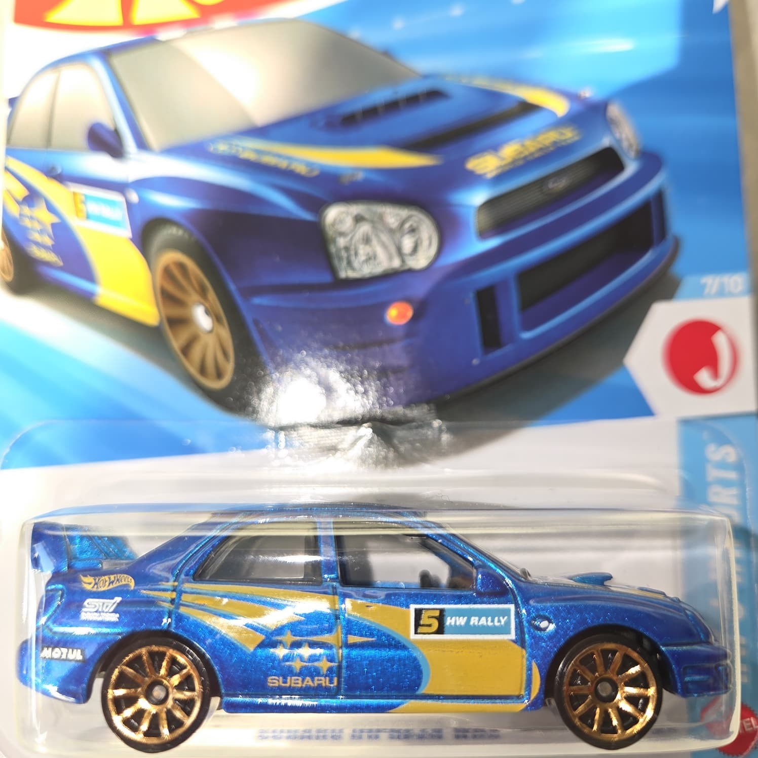 2026 Hot Wheels Mainline HW J-Imports Subaru Impreza WRX K Case set of 2