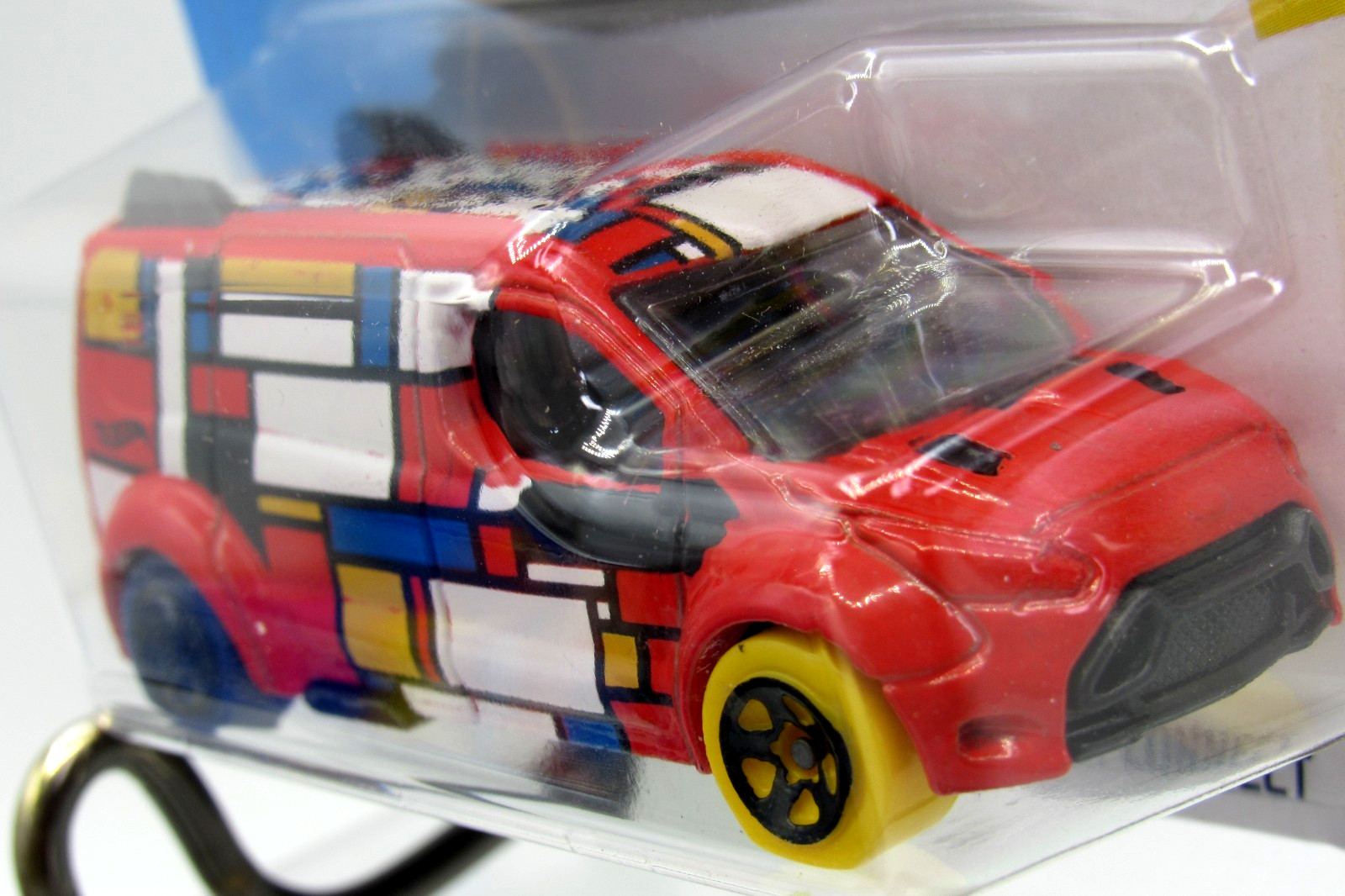 HOT WHEELS 2018 ART CARS SERIES FORD TRANSIT CONNECT KMART COLOR EXCLUSIVE
