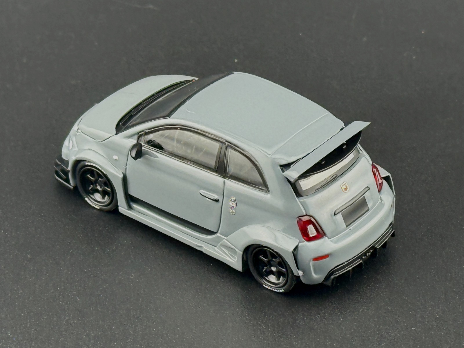 Mini GT Abarth 595 LB-WORKS x Abas Works Grey #995 1/64