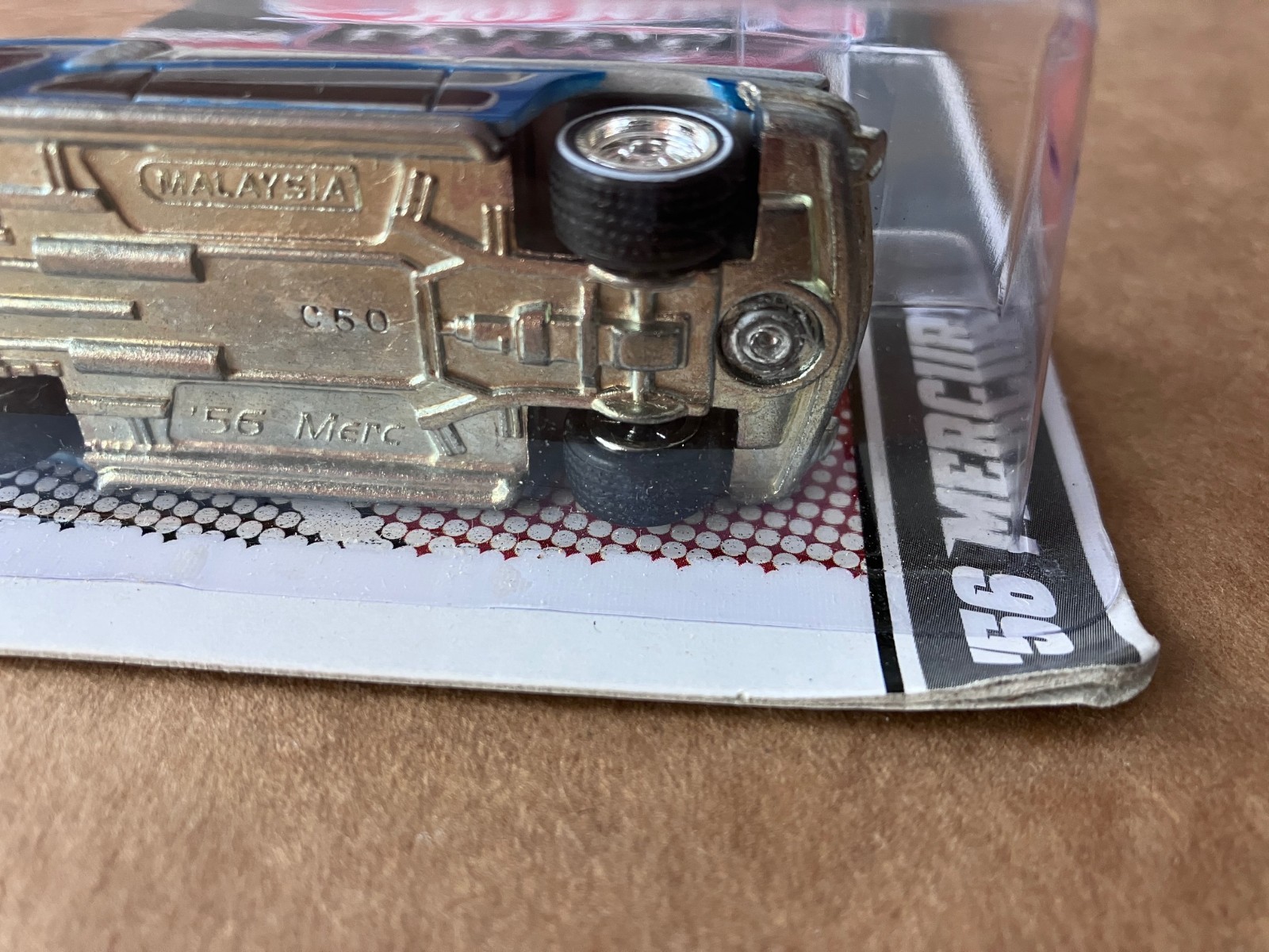 2010 Hot Wheels Garage ’56 Mercury Real Riders Silver, Blue and Black