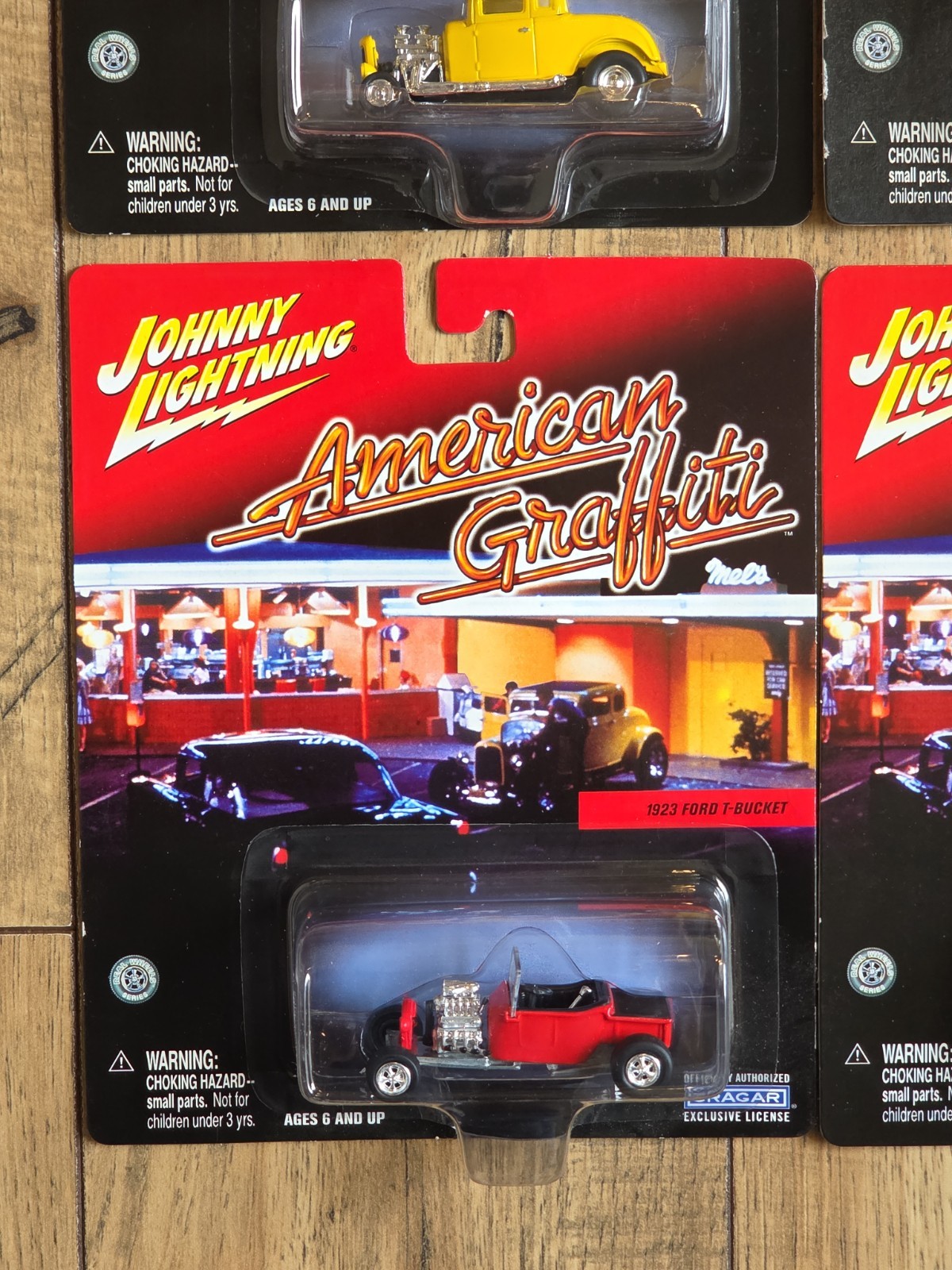 4 American Graffiti Johnny Lightning 1932 Ford Coupe, Willis, Custom Mercury