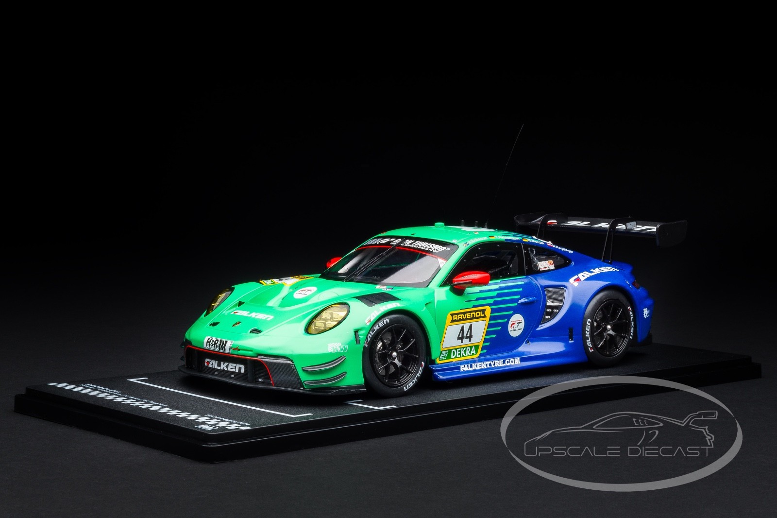 IXO 1:18 Porsche 911 GT3 R #44 10th 24h Nürburgring 2024 Falken Motorsports NEW
