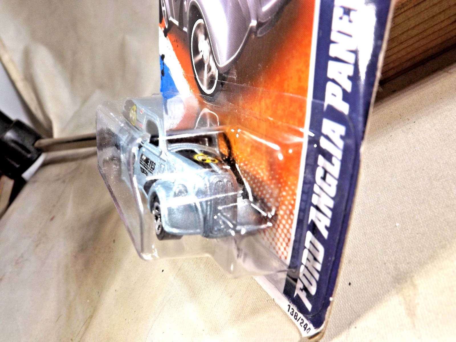 2011 Hot Wheels Walmart #138 HW Performance 8/10 ANGLIA PANEL TRUCK Steel-Blue