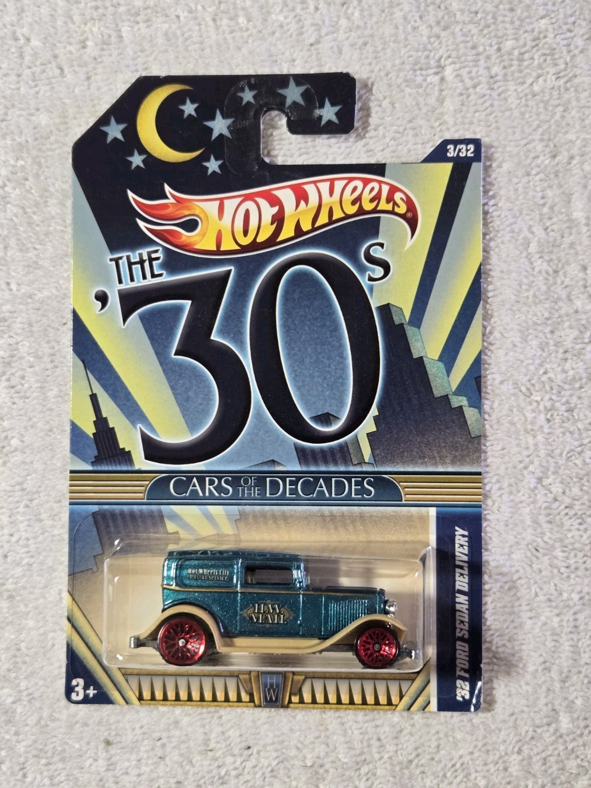 HOT WHEELS CARS OF THE DECADES THE 30s 32 FORD SEDAN DELIVERY