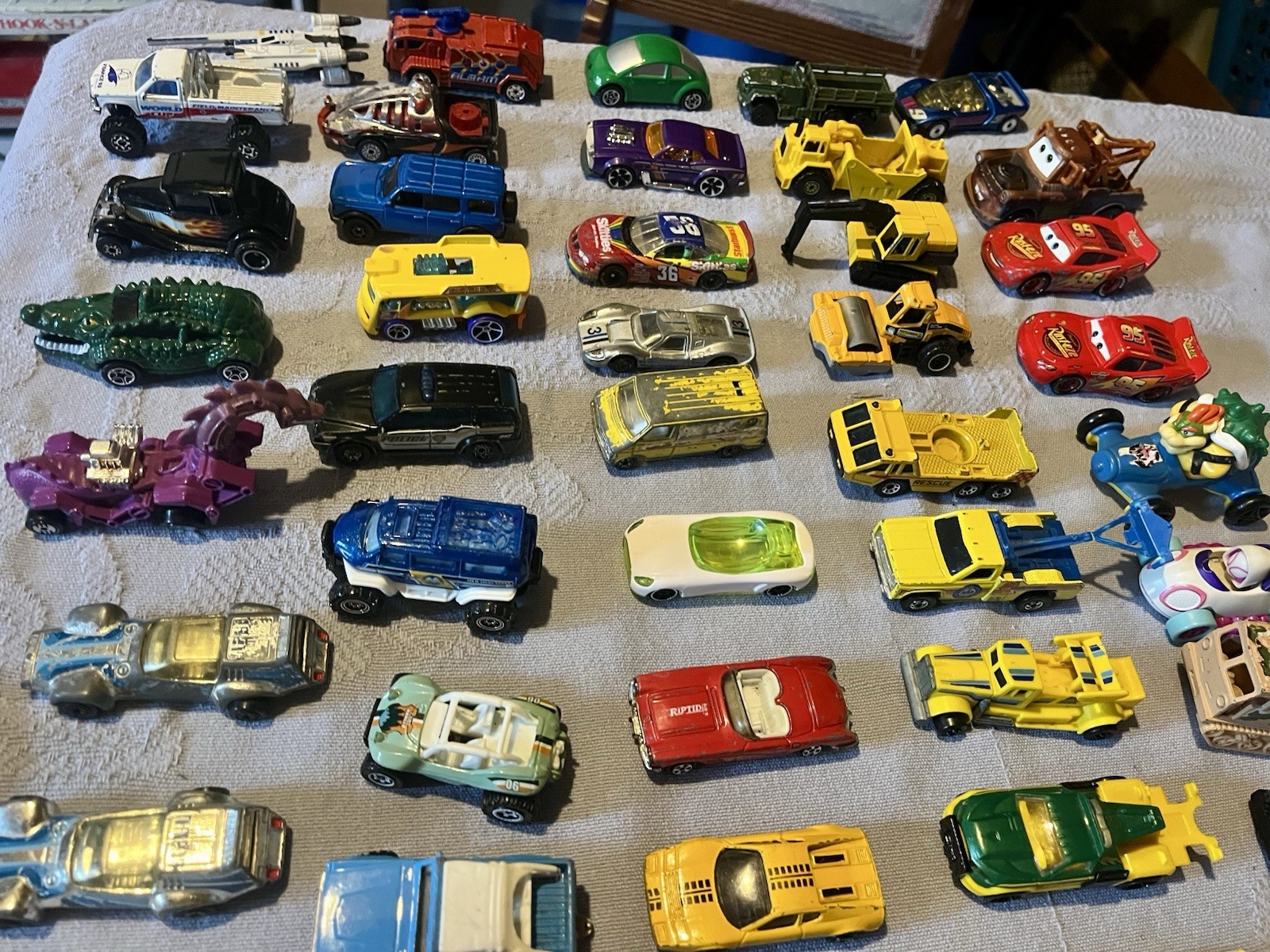 Lot Of 60 Odd fantasy Trucks Cars Pixar Diecast HW Matchbox Various Others