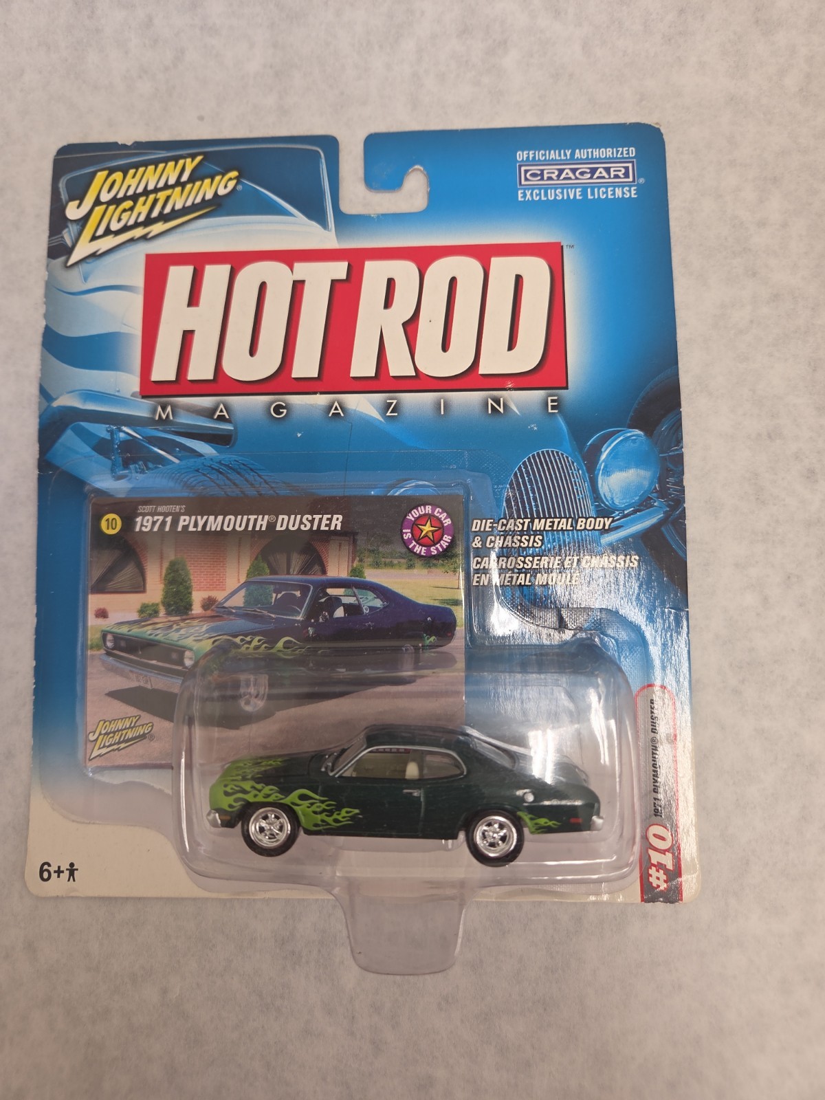 Johnny Lightning Hot Rod Magazine Scott Houten’s 1971 Plymouth Duster 1:64 NIP
