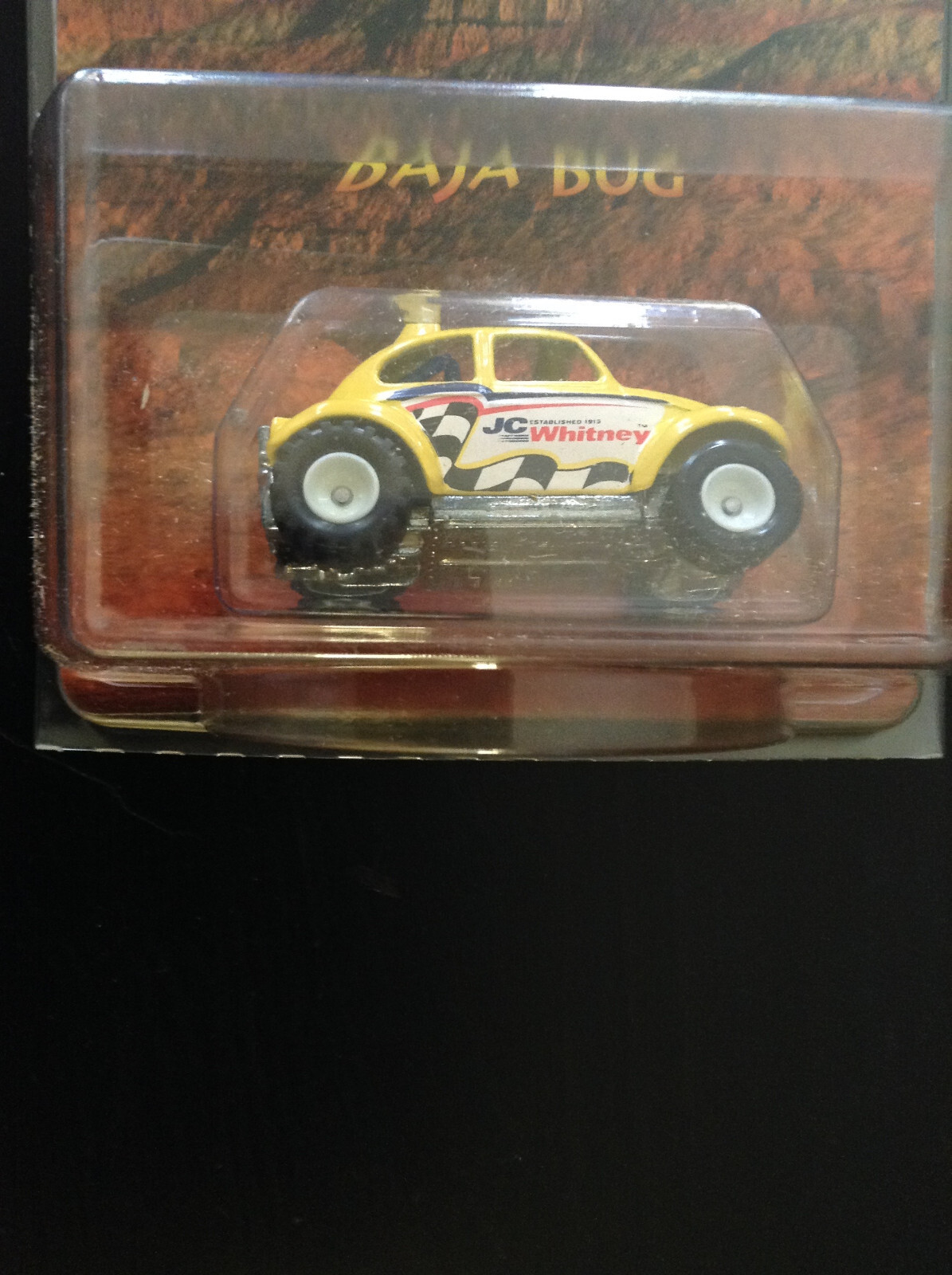 Hot Wheels 1997 JC Whitney VW Baja Bug Yellow Special Edition Real Rider P3
