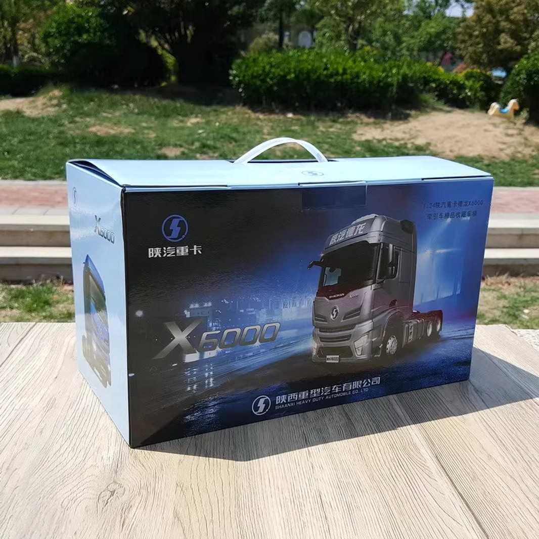 1/24 Scale SHACMAN X6000 Truck Blue Diecast Car Model Toy Collection Gift