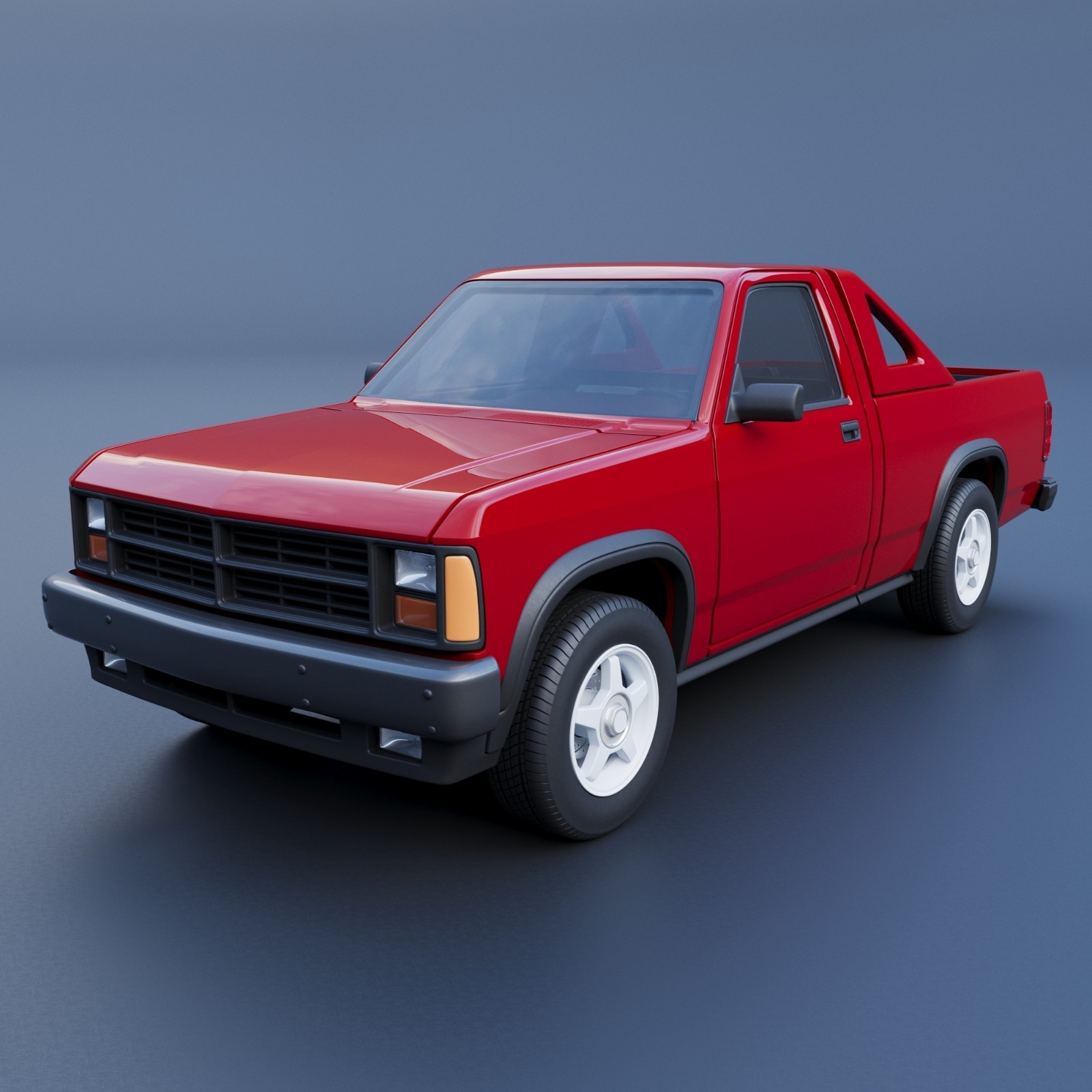 3d printed Dodge Dakota Shelby 1989 model car collectible replica