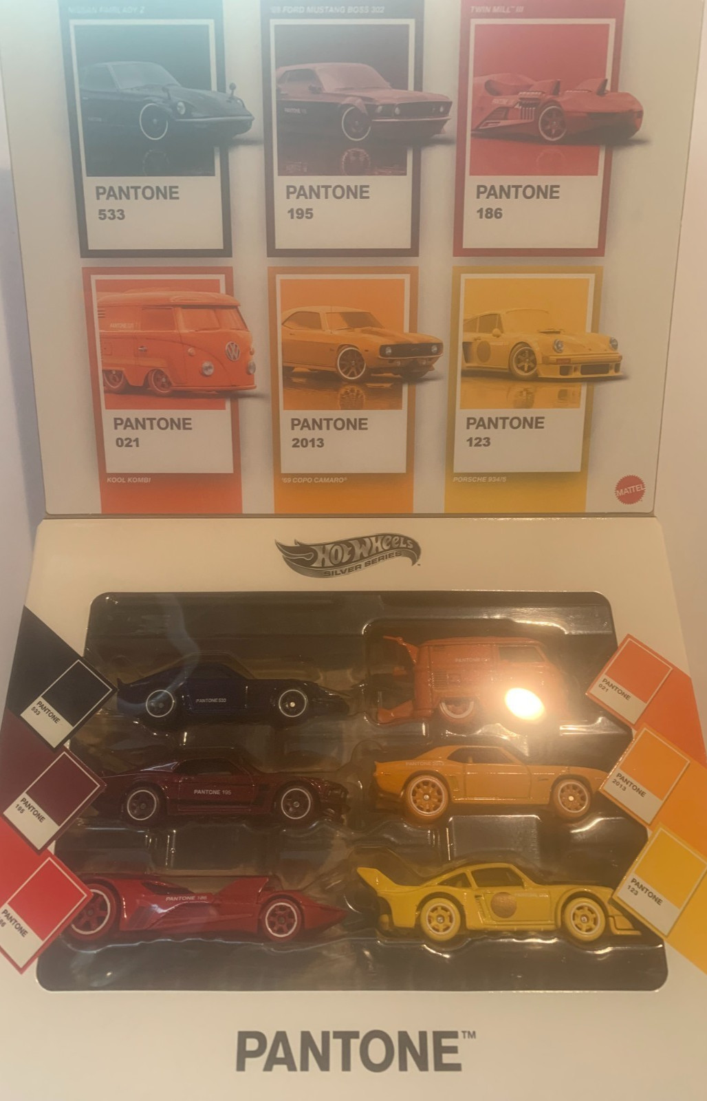 Hot Wheels, Silver Series, Pantone 186, Set of 6, New, Complete Set, Free Ship