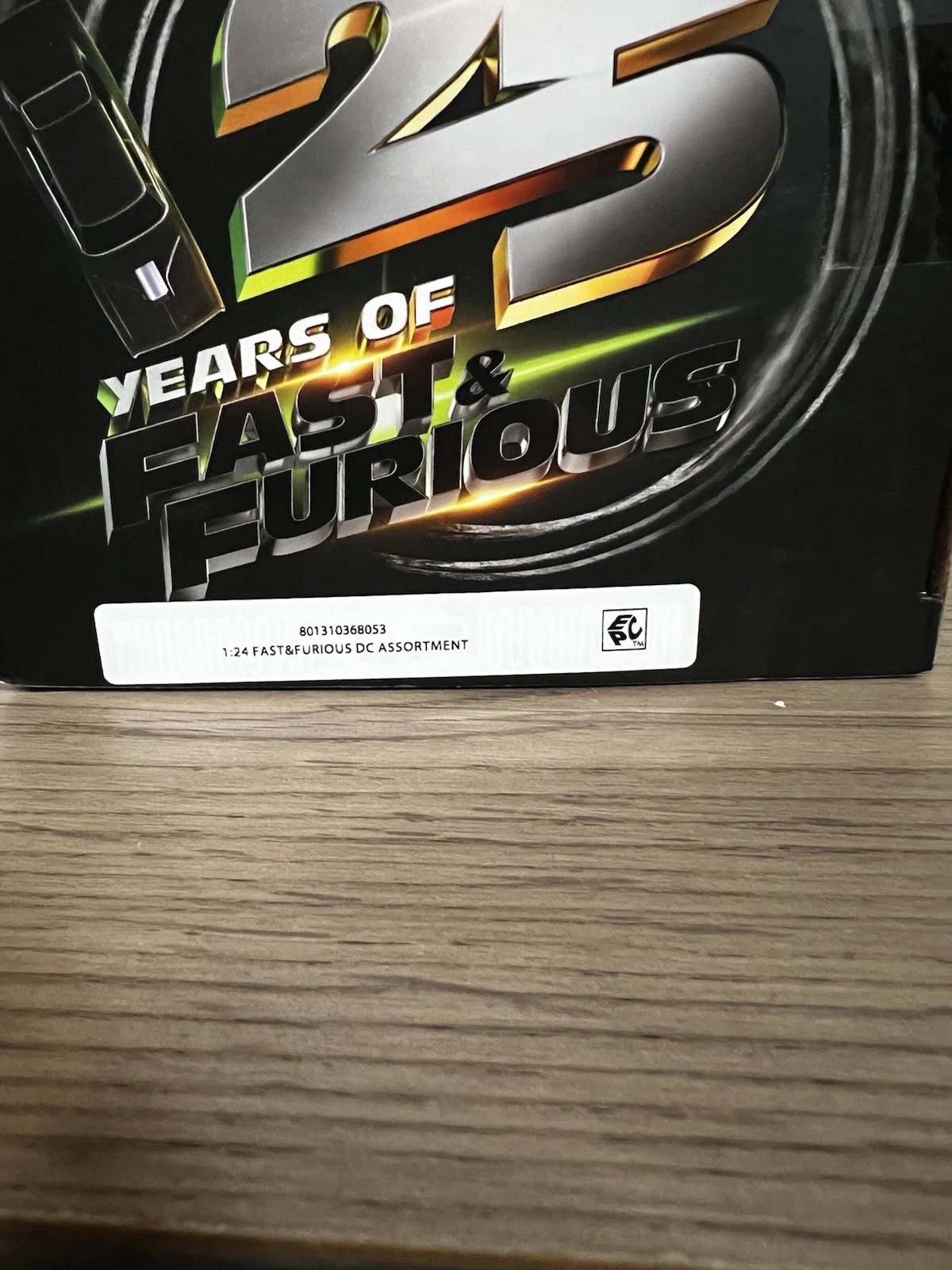 Jada Fast & Furious 1:24 1995 Toyota Supra Diecast Silver/Green Unopened