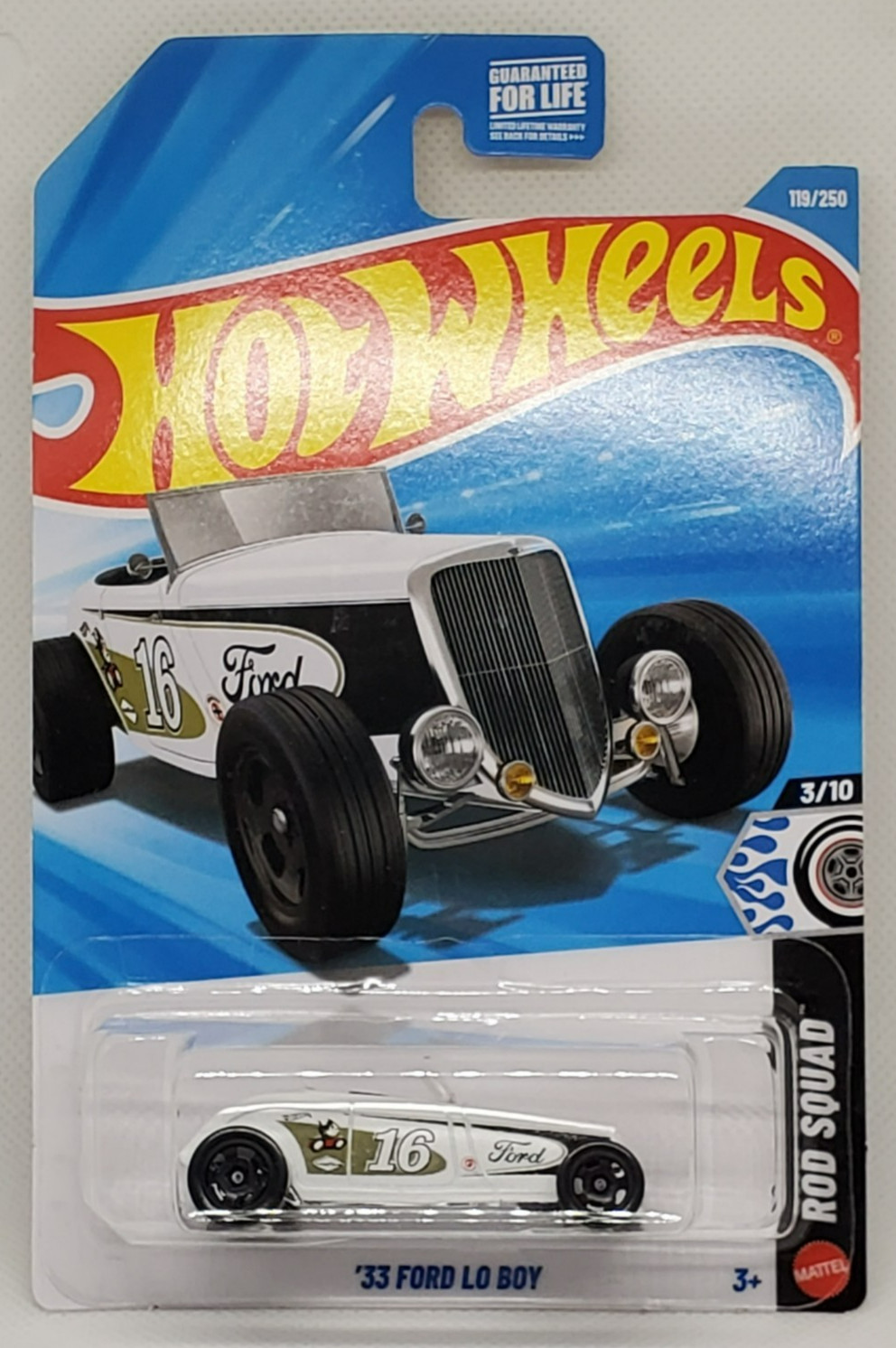 2026 Hot Wheels White 33 Ford Lo Boy HW Rod Squad #118