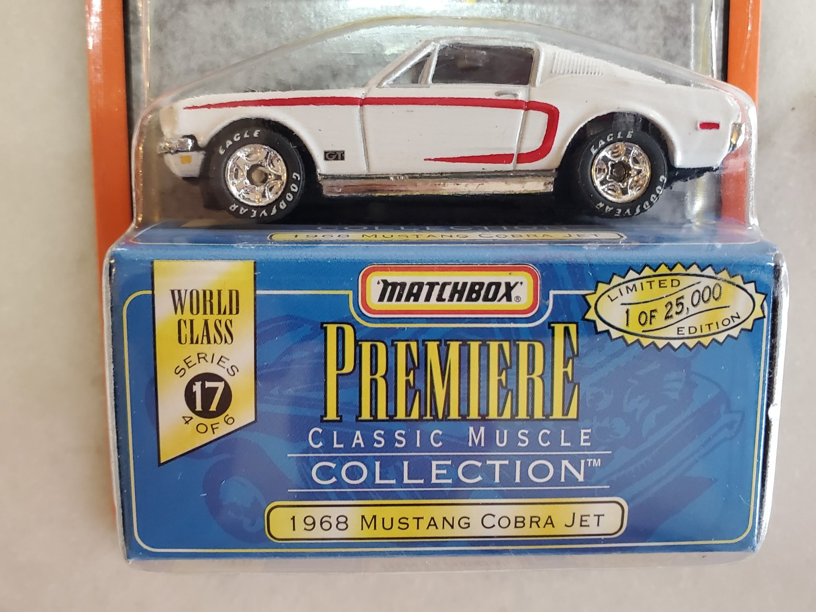 Vintage Matchbox Premiere Collection mid 90’s Cobra Camaro Challenger NiP 1/64