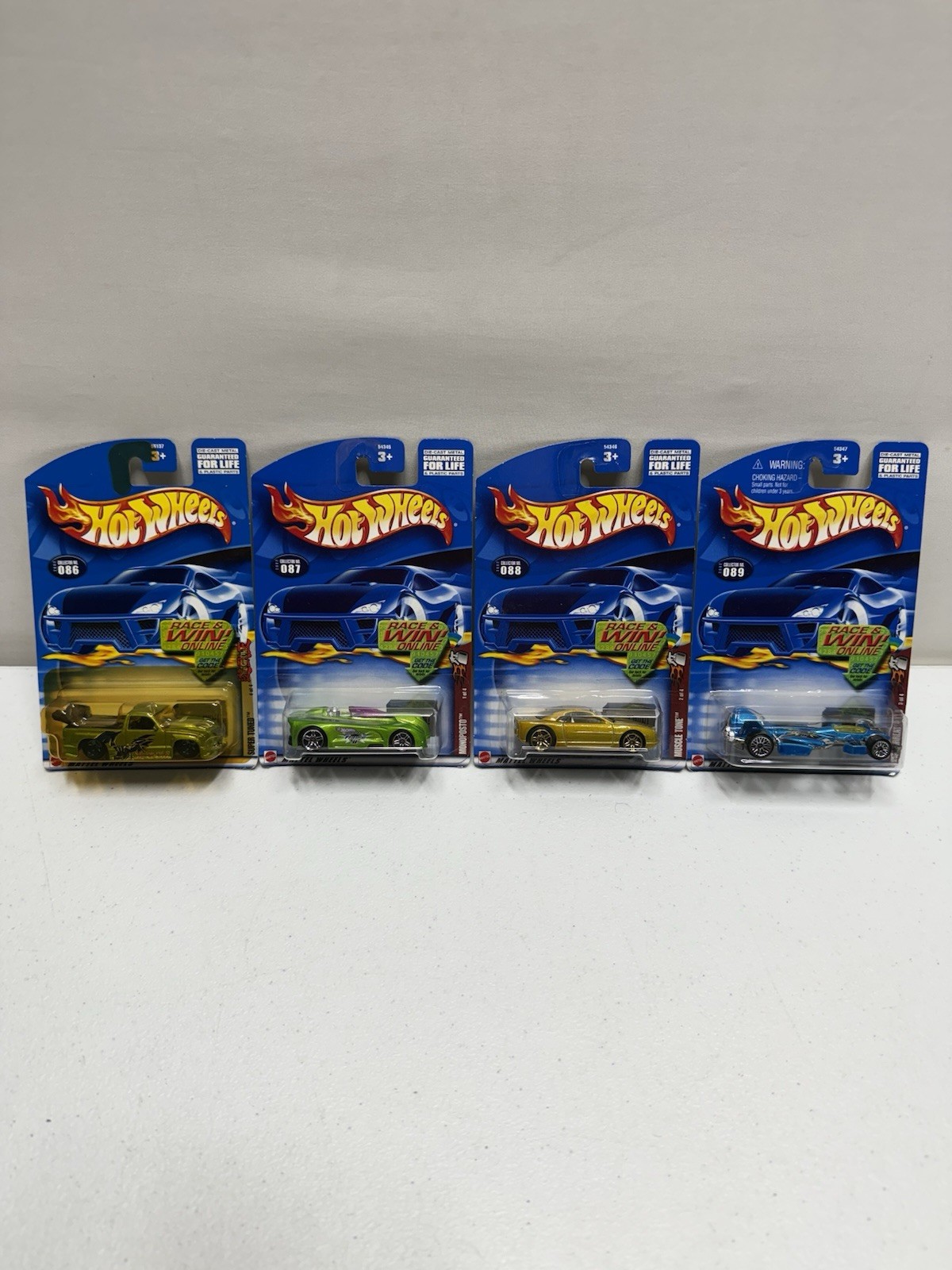 2002 Hot Wheels Die Cast Cars -Various- Vintage Lot Of 9 New In Original Cards